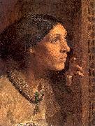 Moore, Albert Joseph The Mother of Sisera Looked out a Window oil painting on canvas